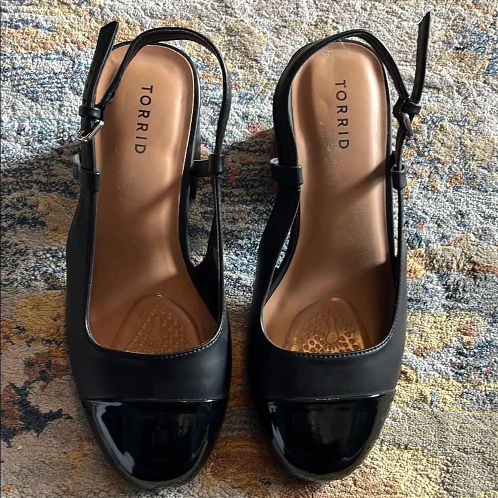 Torrid Black Women's Slingback Shoes